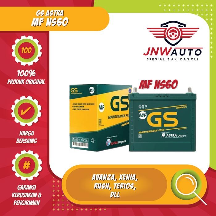 Aki Gs Astra Mf Ns60 Avanza, Xenia, Rush