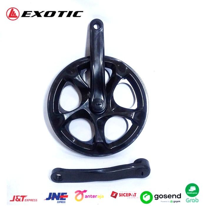 CRANK CRANKSET GIR 52 T CHAINRING SEPEDA LIPAT MINION FIXIE 3 SIXTY