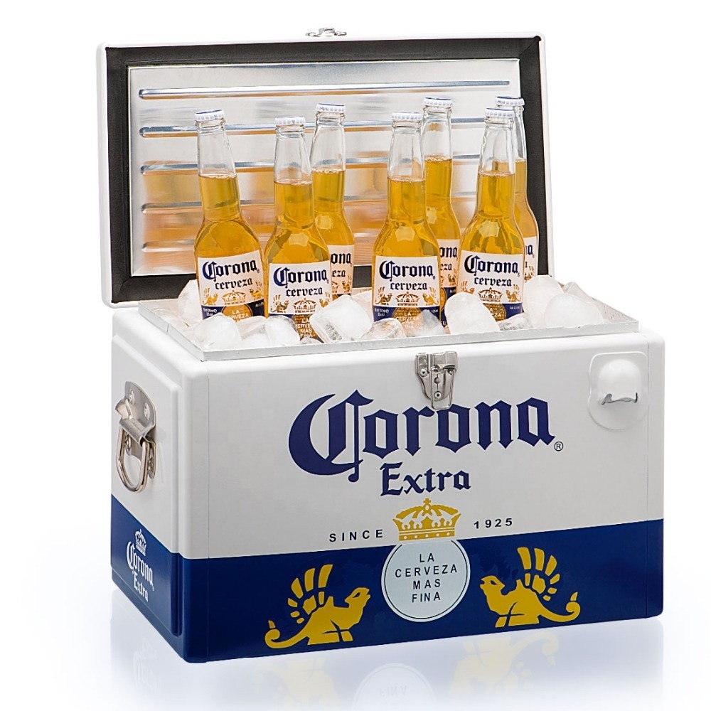 20L Retro Metal Corona Outdoor Beer Cooler Box