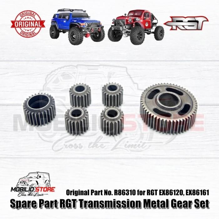 Spare Part Transmission Metal Gear Set # R86310 RC RGT EX86120 EX86181