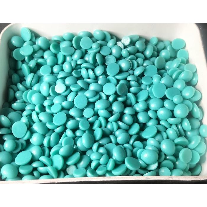 Wax Beads Green Kancing Kecil , Lilin untuk Inject Perhiasan Solid Wax