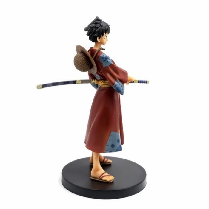 Action Figure Luffy Zoro One Piece Wano Kimono