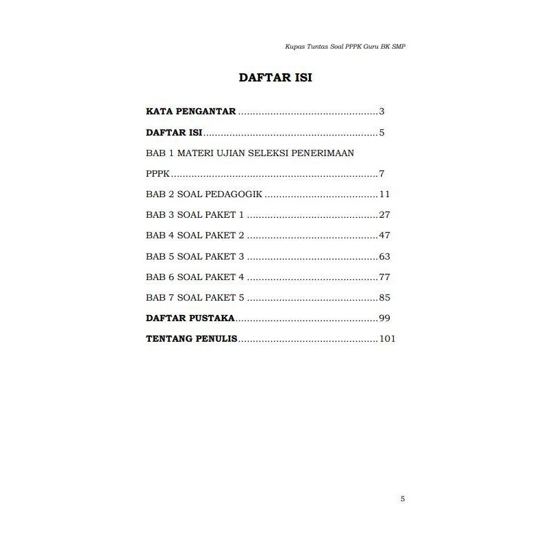 Buku Kupas Tuntas Soal PPPK Guru BK SMP Guepedia