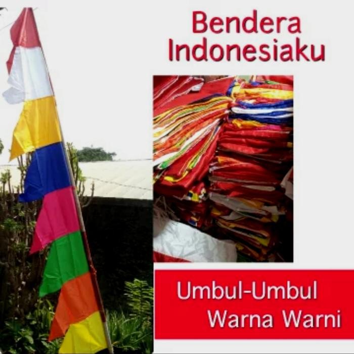 mhho- Bendera Umbul Umbul / Bendera Layur Merah Putih / Background Merah Putih / Umbul Umbul