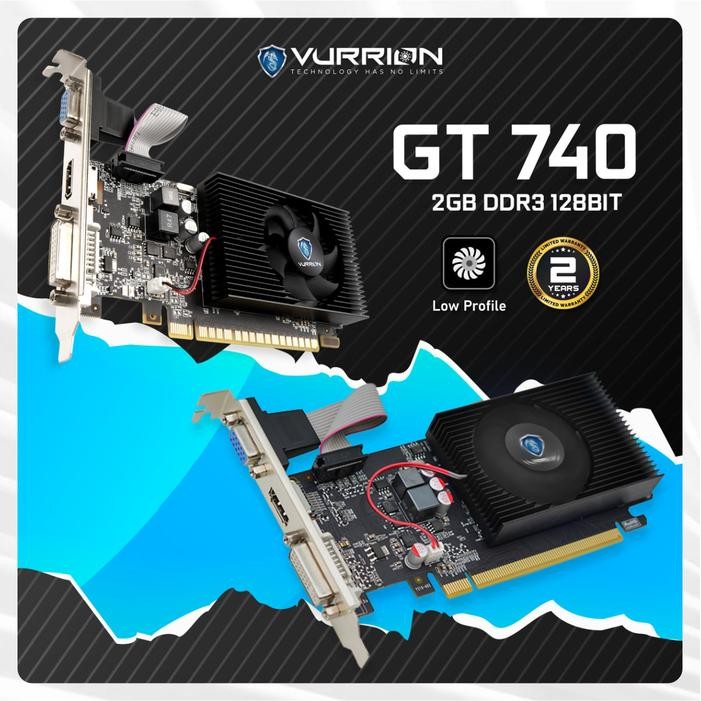 VGA VURRION GT740 LP 2GB GDDR3 128-BIT