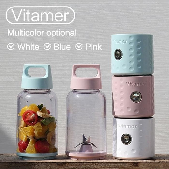 New Vitamer Juicer 500ml Blender Portable Premium Blender Juice Mini USB 4 Mata Juicer