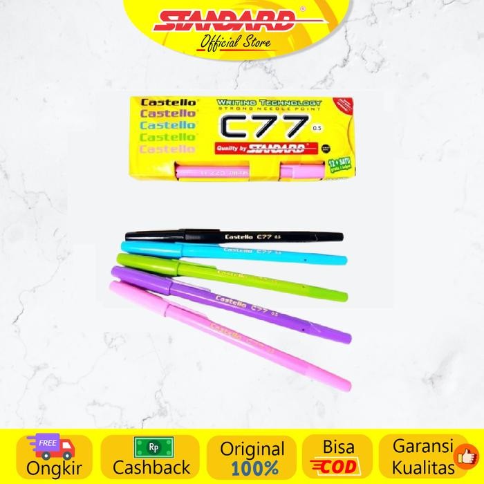 omar- Standard - Pulpen Ae7 C77 0.5 ( Alat Tulis / Pen / Ballpoint / Pena )