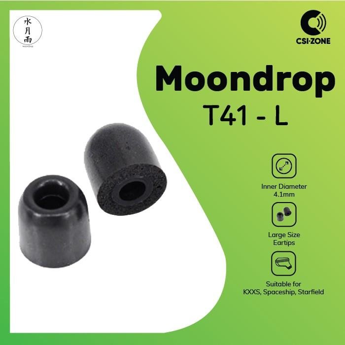 qez7- Moondrop Mis-Tip Sponge Eartips T41 For In Ear Monitor Earphone