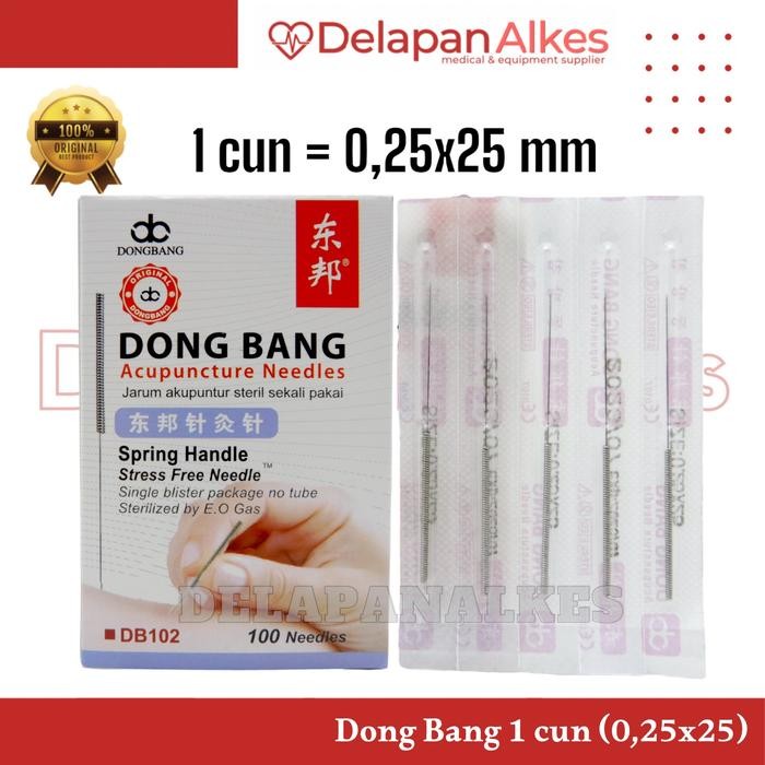 New Dong Bang Jarum Akupuntur 1 cun 25x25 / Jarum Akupunktur DongBang