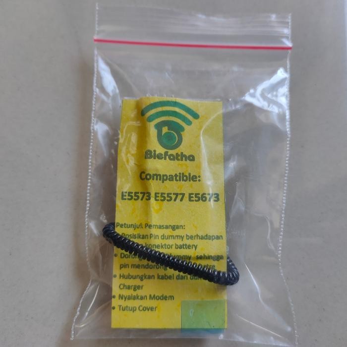 Dummy battery compatible with huawei modem e5573c e5573cs-609