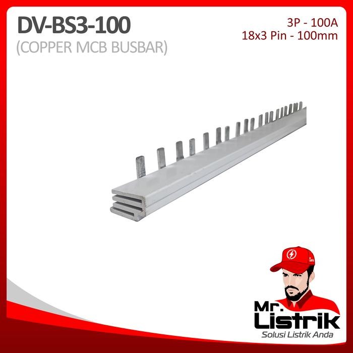 Busbar Sisir Mcb 3 Phase Sisir Mcb 3 Phase 100A
