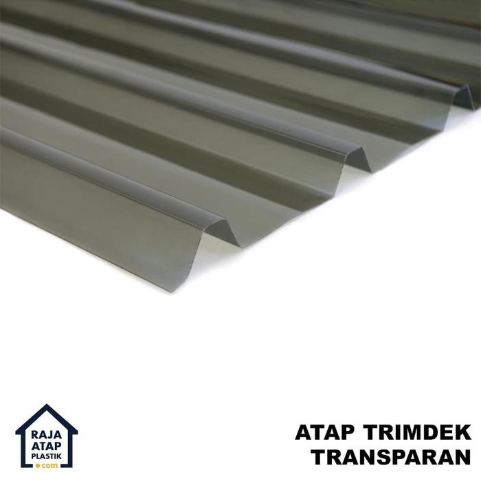 Atap Spandek Trimdek Transparan Bening (77 Cm)