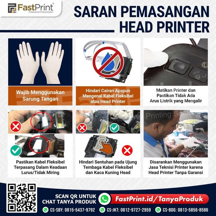 Head Printer Epson L1110 L3110 L3150 L4150 L4160 L5190 Terlaris