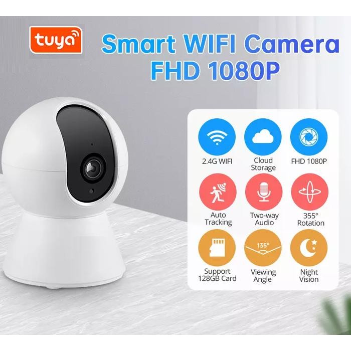 CAMNOW- Bermat Kerui Kamera 3 Mp Indoor Cctv Ptz Ip Camera Wifi Tuya Night V