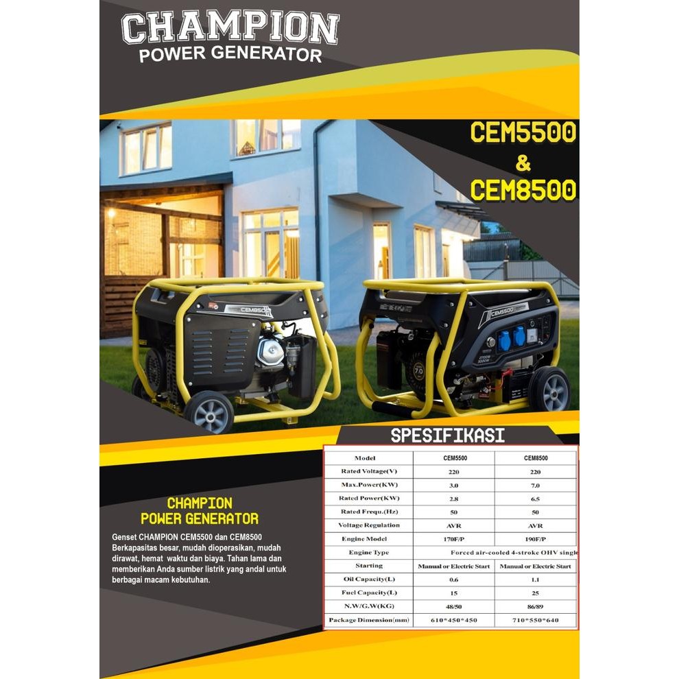 Terlaris Genset 3000 Watt 100 % Full Tembaga. Maestro Mt 5000 Ce Terlariss 