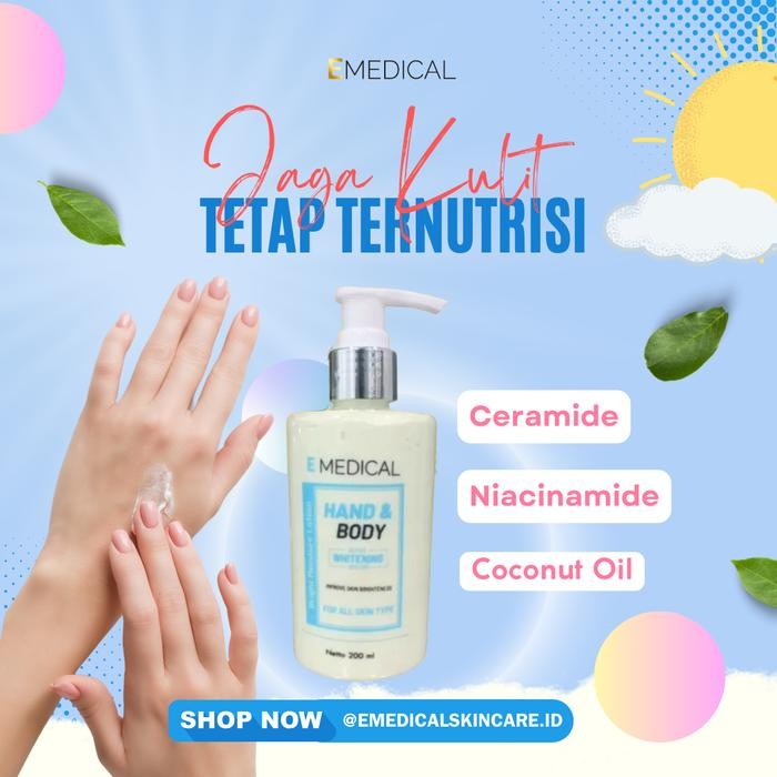 ZiZa- Body Lotion Emedical Skincare Ceramide Hand Kaki
