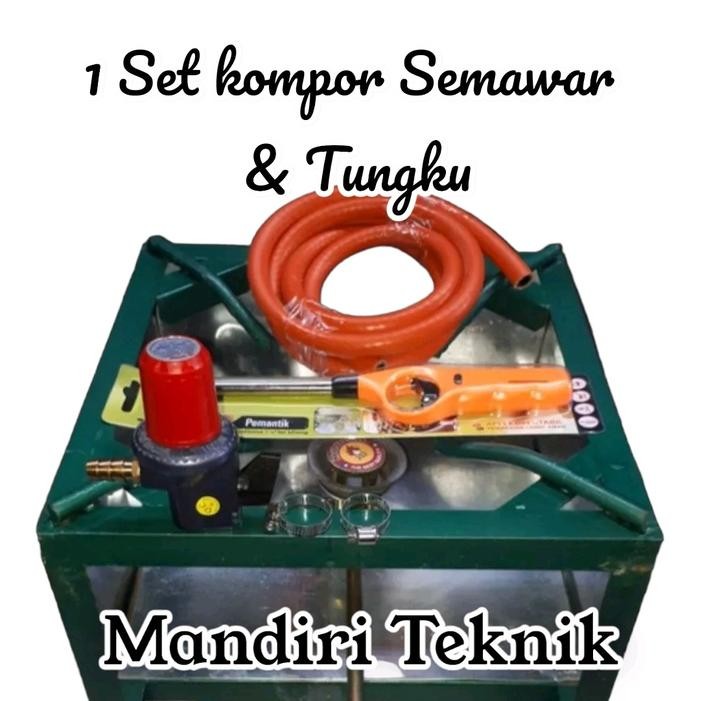 ASLI TUNGKU KOMPOR SEMAWAR 1 SET TINGGAL PAKAI READY STOCK