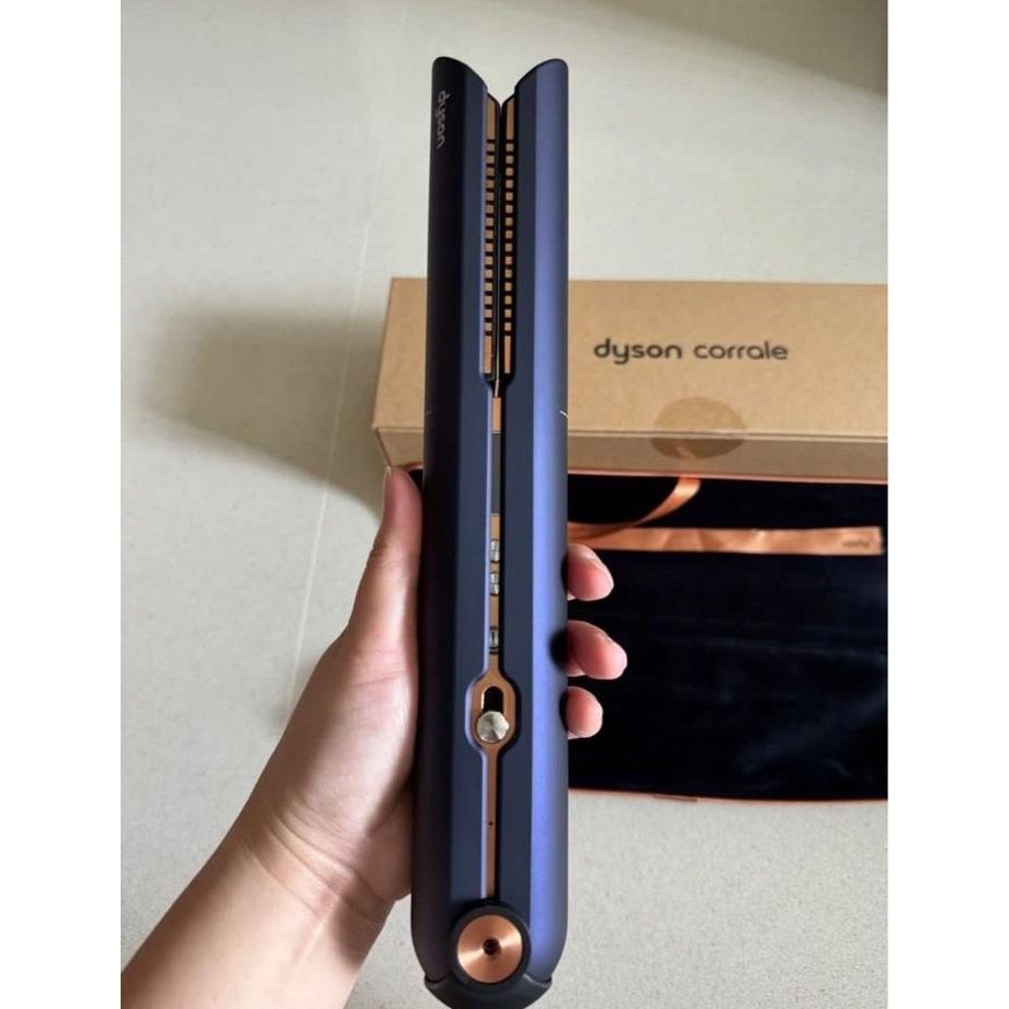 Dyson Corrale Hair Straightener HS07 (Prussian Blue/Rich Copper) - Catokan Rambut