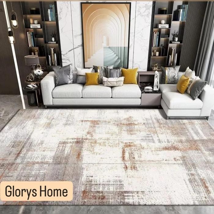 Karpet Lantai Ruang Tamu Minimalis Modern Abstrak Terlaris