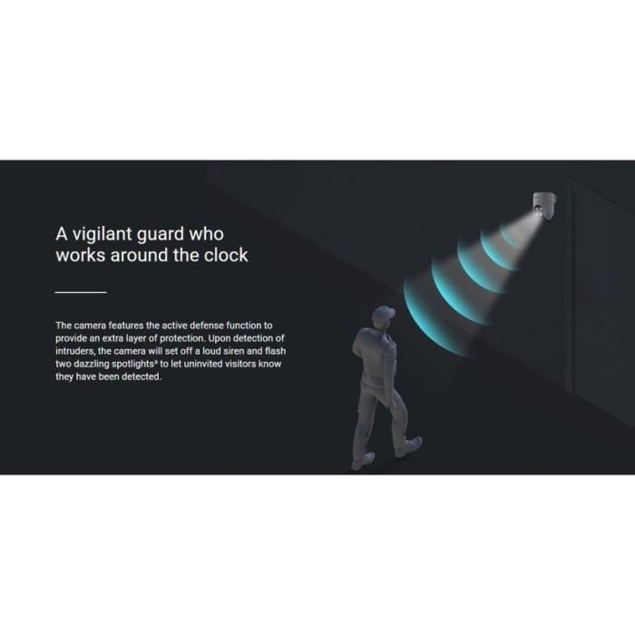 x3ad- Ezviz H8C 4Mp 2K+ Outdoor Cctv Pantilt