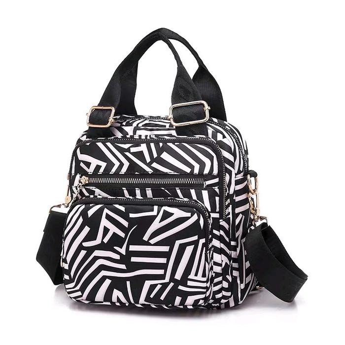 Tas wanita chibao import bisa multifungsi 1813 M motif zebra