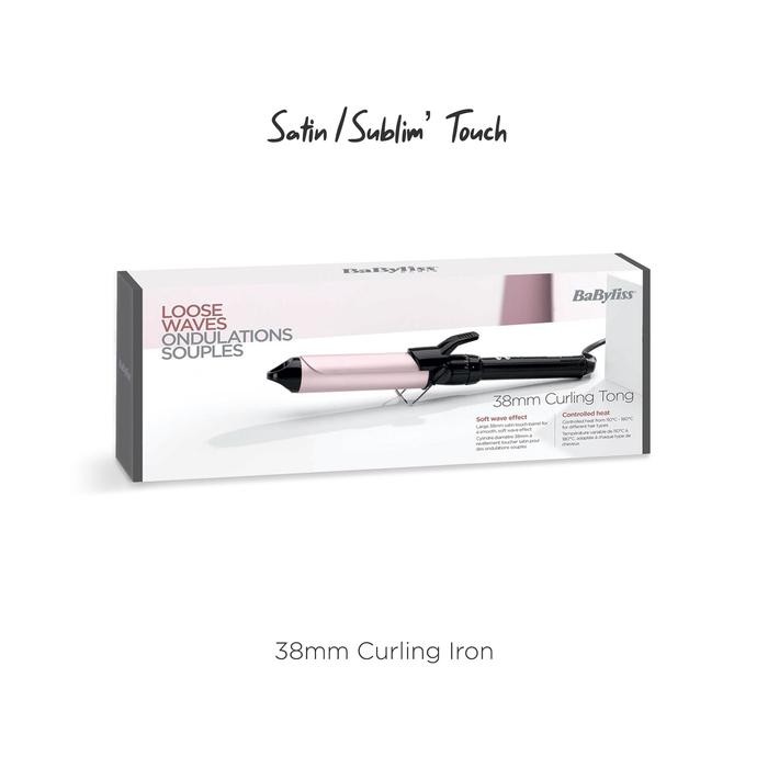 2583- Babyliss Paris Satin/Sublim Touch Curling Iron C338E Catok Pengeriting Rambut Curly
