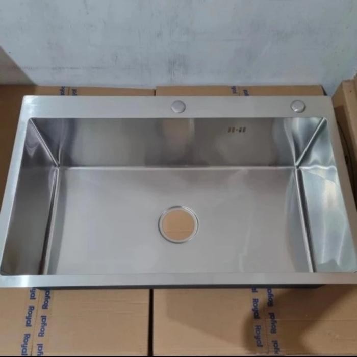 sink 8050 stainless 304 bak cuci piring 80x50 cm