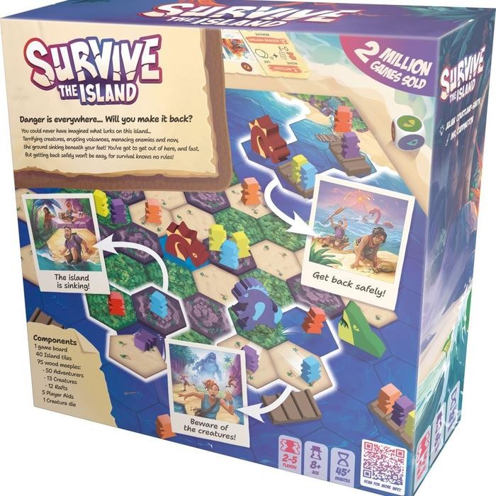 oas5- Survive The Island New Edition Board Game - Previously Escape From Atlantis