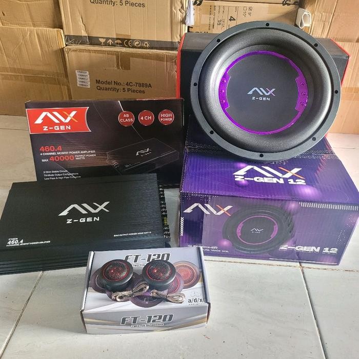 Paket Audio Mobil AVX Z-GEN Berkualitas