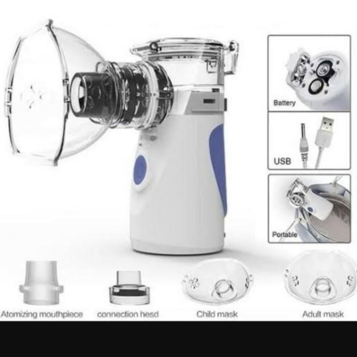 Ready Alat pernapasan Nebulizer Portable Uap Asma / Sesak Nafas / Bronhitis