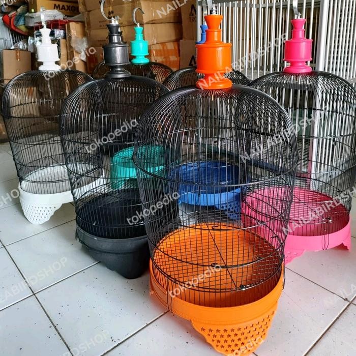 ORIGINAL SANGKAR BESI PERKUTUT PUTER SANGKAR KUTUT BESI READY STOCK