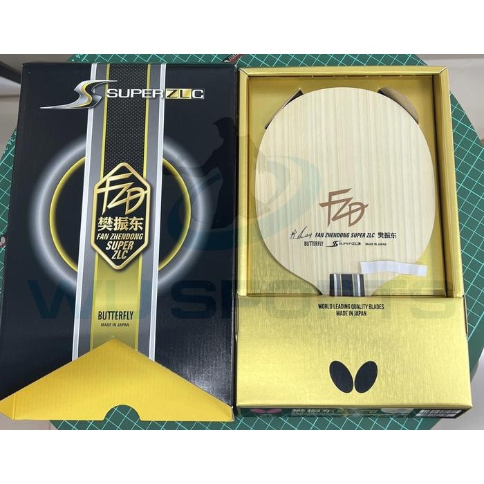 Bat Tenis Meja Butterfly Fan Zhendong Super ZLC CS Japan