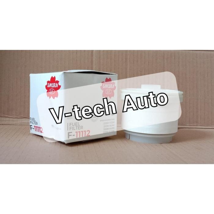 Jual Filter Solar / Fuel Filter Innova Fortuner Hiace F-11112 F11112 Sakura Kode 105