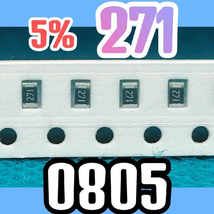 NEW 10PCS CHIP RESISTOR SMD 271 270R 5% SIZE 2012 0805 270OHM 270 OHM