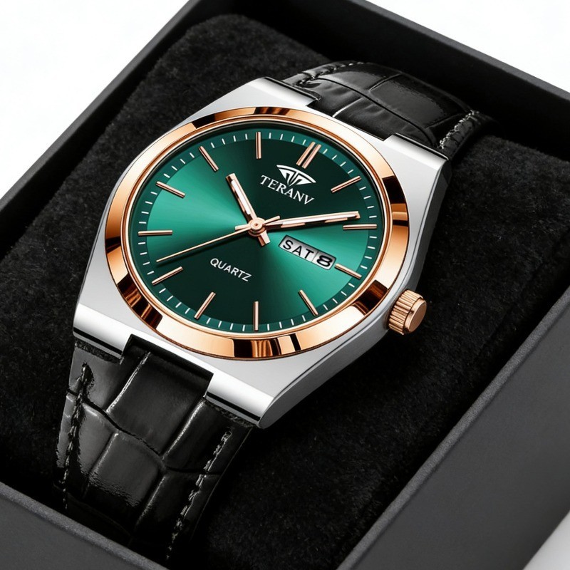 Men's Watch, Premium Belt Fashion Business Quartz Watch