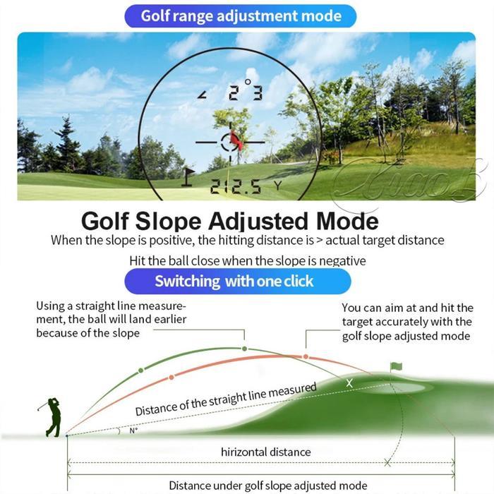 800M Rangefinder Golf Hunting Binocular Rangefinder Teleskop Ukur Jarak Golf Hunting Binocular