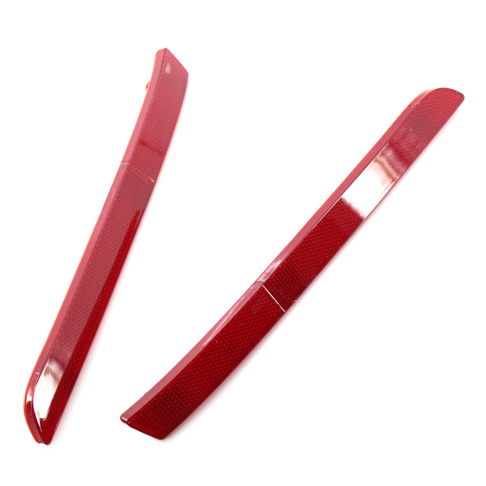 2PCS RED CAR REAR BUMPER REFLECTOR TAIL LIGHT LAMP FOR VW T5 TRANSPORTER CARAVELLE MULTIVAN MK V