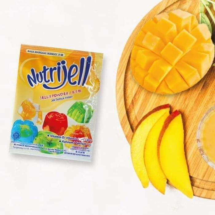 NUTRIJELL MANGGA. Nutrijell agar agar jelly konyaku. nutrijell regular