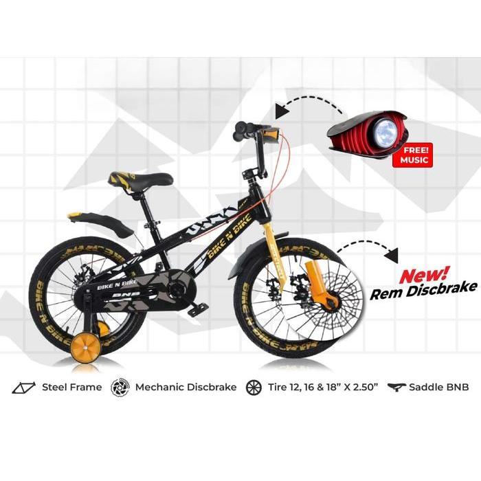 Sepeda Anak BNB 16 inch Rem Cakram 2.50