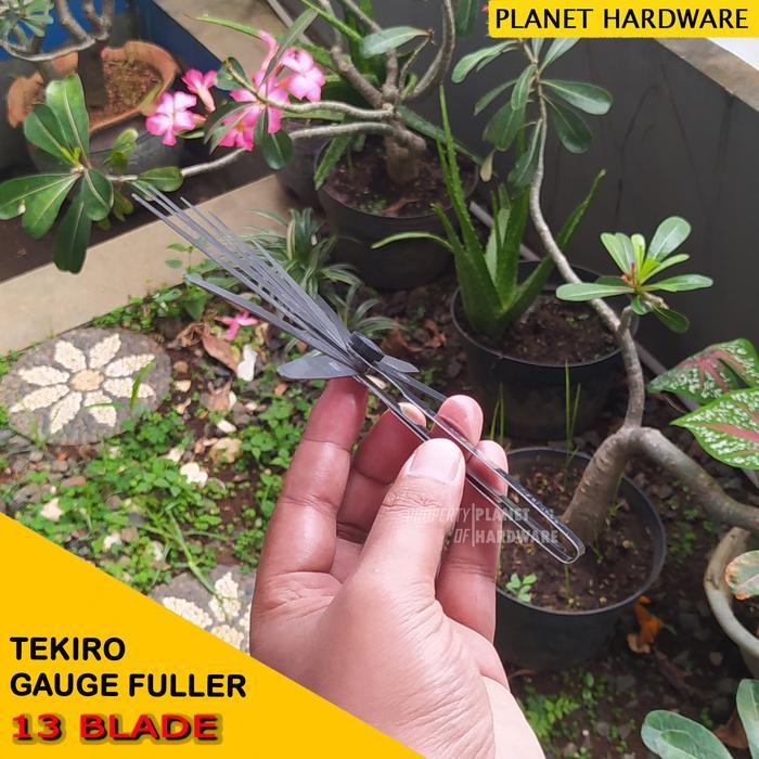 Feeler Gauge Tekiro Fuller Klep Motor Alat Pengukur Celah Klep Motor