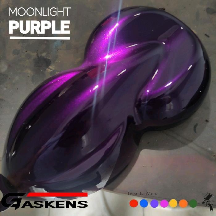 CAT MOONLIGHT PURPLE PU 250ml BLACK PURPLE CAT DUCO PU PEARL PURPLE XIRALLIC PURPLE COCOK STNK HITAM