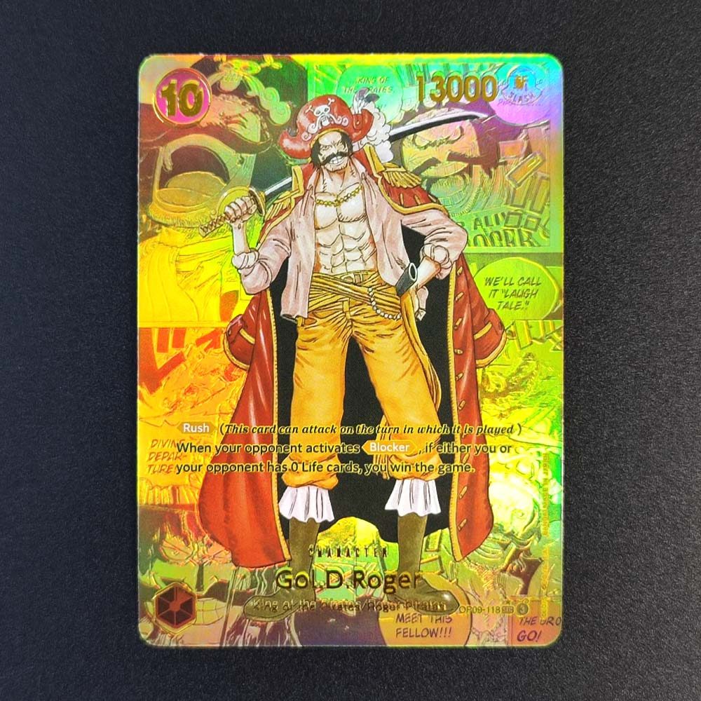 One Piece Card Game Mang Shanks Roger Buggy Rayleigh Luffy Teach Op09-004 Op-118 Op08-118 Op09-119