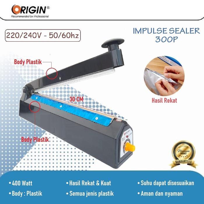 Best Seller Mesin Press Sealer / Alat Press Plastik / Impulse Sealer Origin 300P