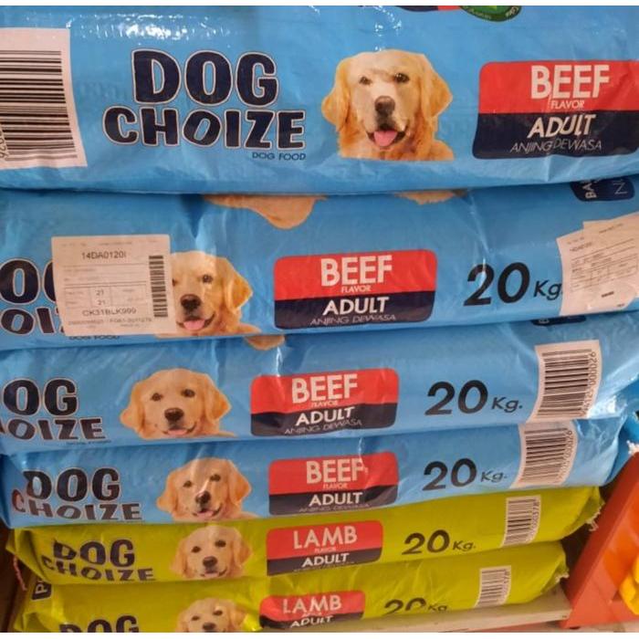 Dog Choize 20 Kg / Makanan Anjing Dog Choize 20 Kg - Lamb/Beef
