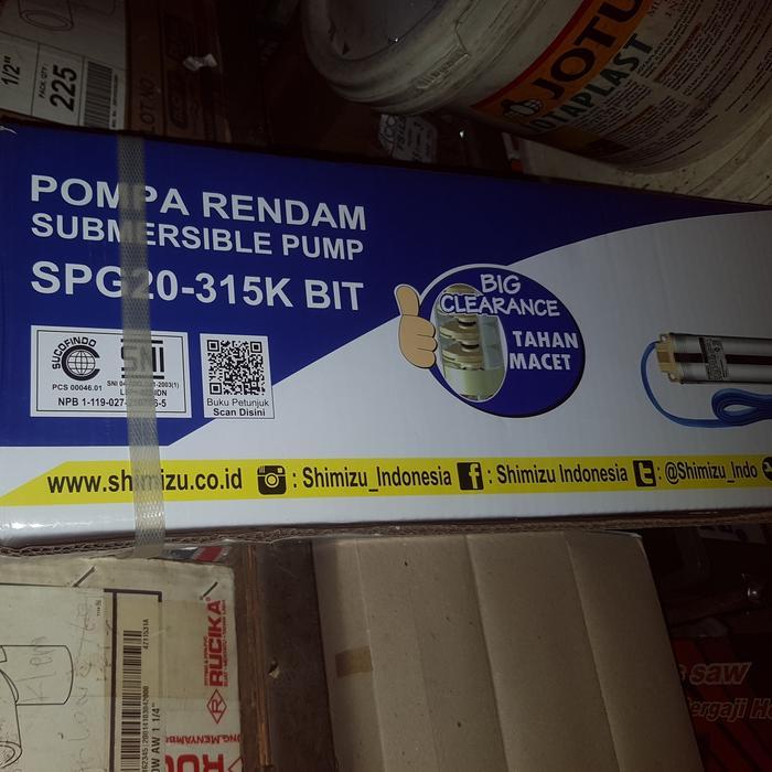 Pompa Shimizu Spg20 315K Bit Satelit Terbaru 