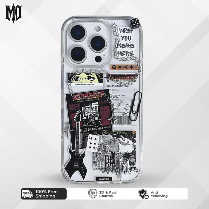 BERKUALITAS [morveil] Luxe - NECKDEEP CASE HP IPHONE ANDROID casing resin unik aesthetic keren