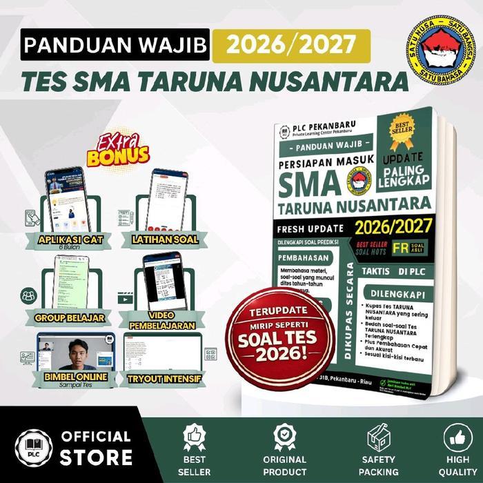 Buku SMA Taruna Nusantara 2027 Materi + Bank Soal + Tryout Online 1086 Halaman