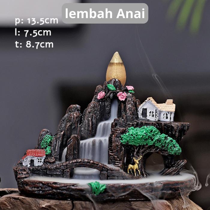 tempat dupa, tempat dupa aromaterapi, tempat dupa asap terjun, tempat dupa asap bawah, tempat bakar