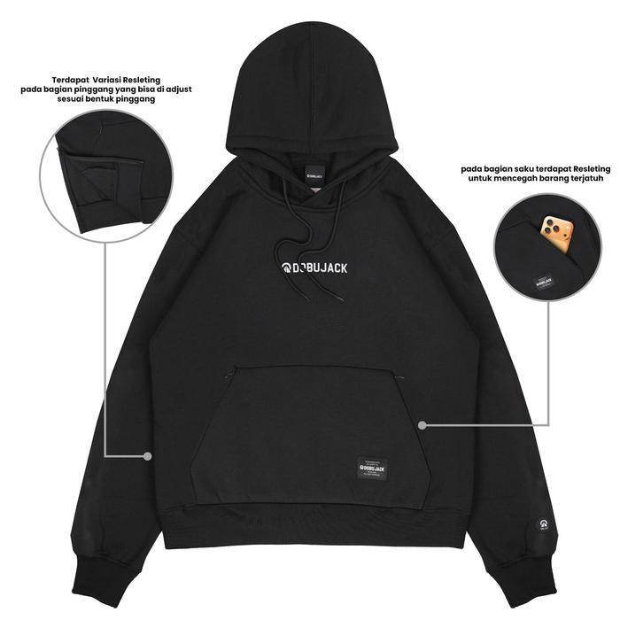 Dobujack Head Black Hoodie