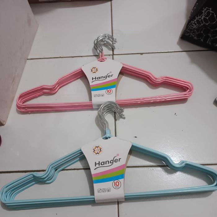 NEW hanger gantungan baju Makapal isi 10pcs-Dewasa
